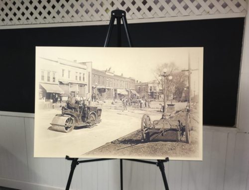 Onarga Historical Society Canvas Display